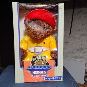 American Hero Firefighter Teddy Bear 1st Edition